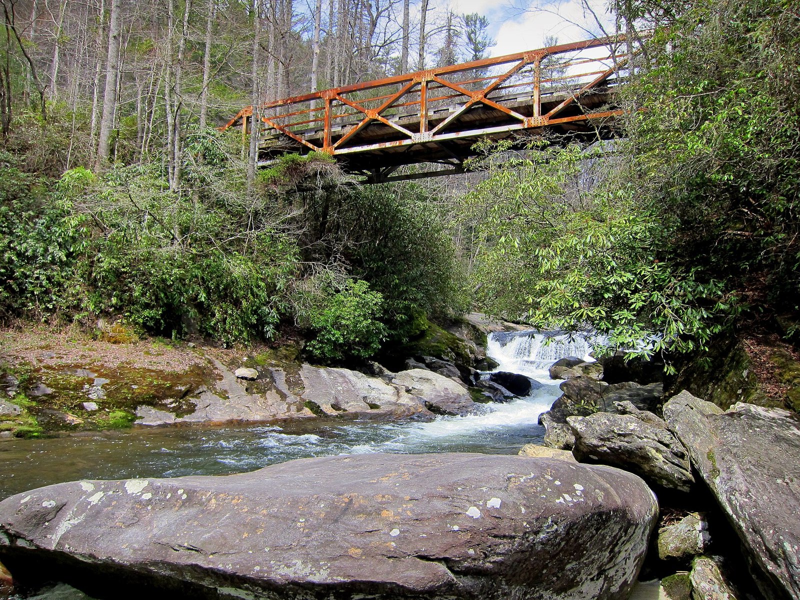 The Wild and Scenic Chattooga River along the Georgia-South Carolina border