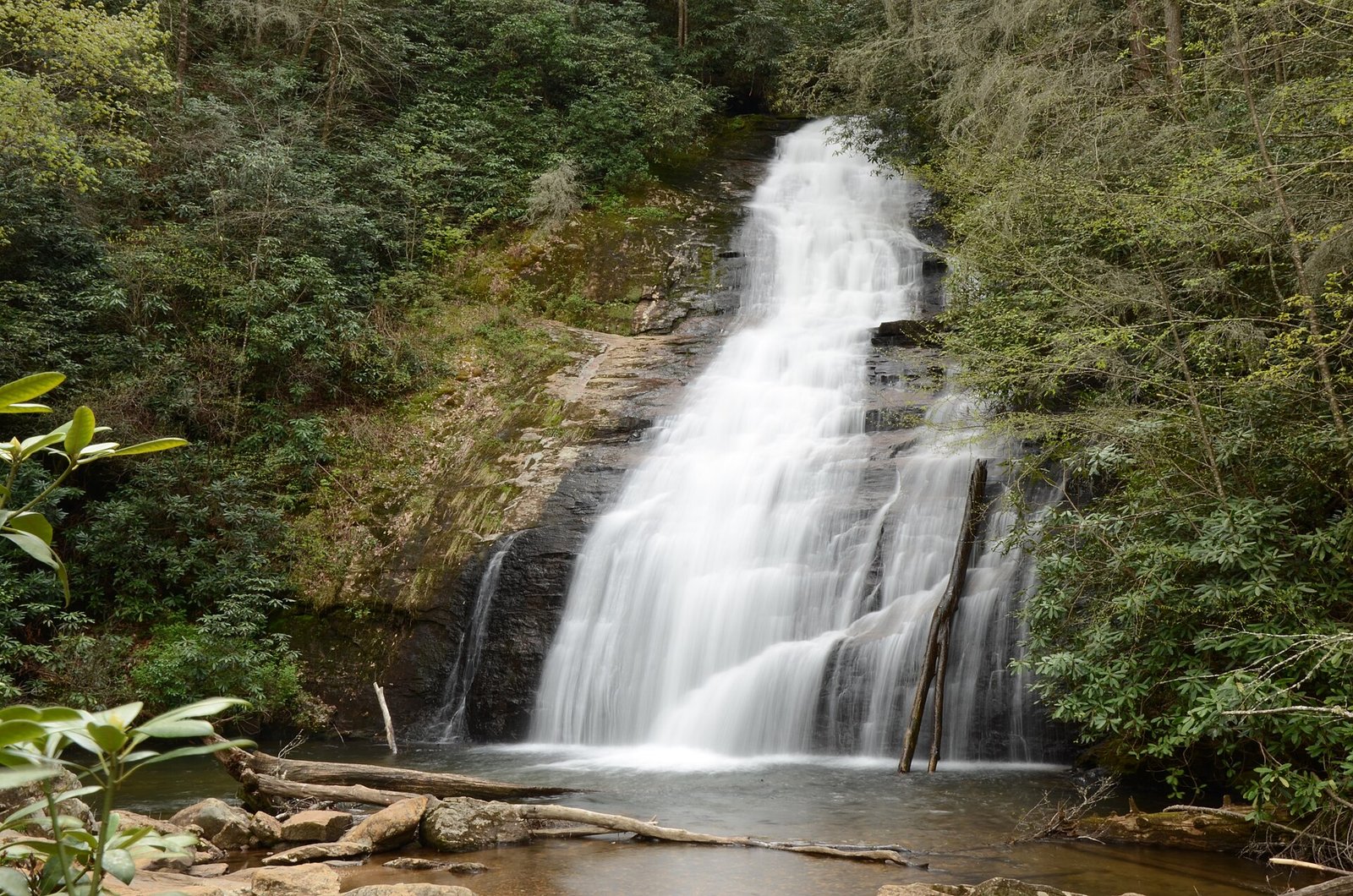 Helton Creek Falls in the Chattahoochee National Forest