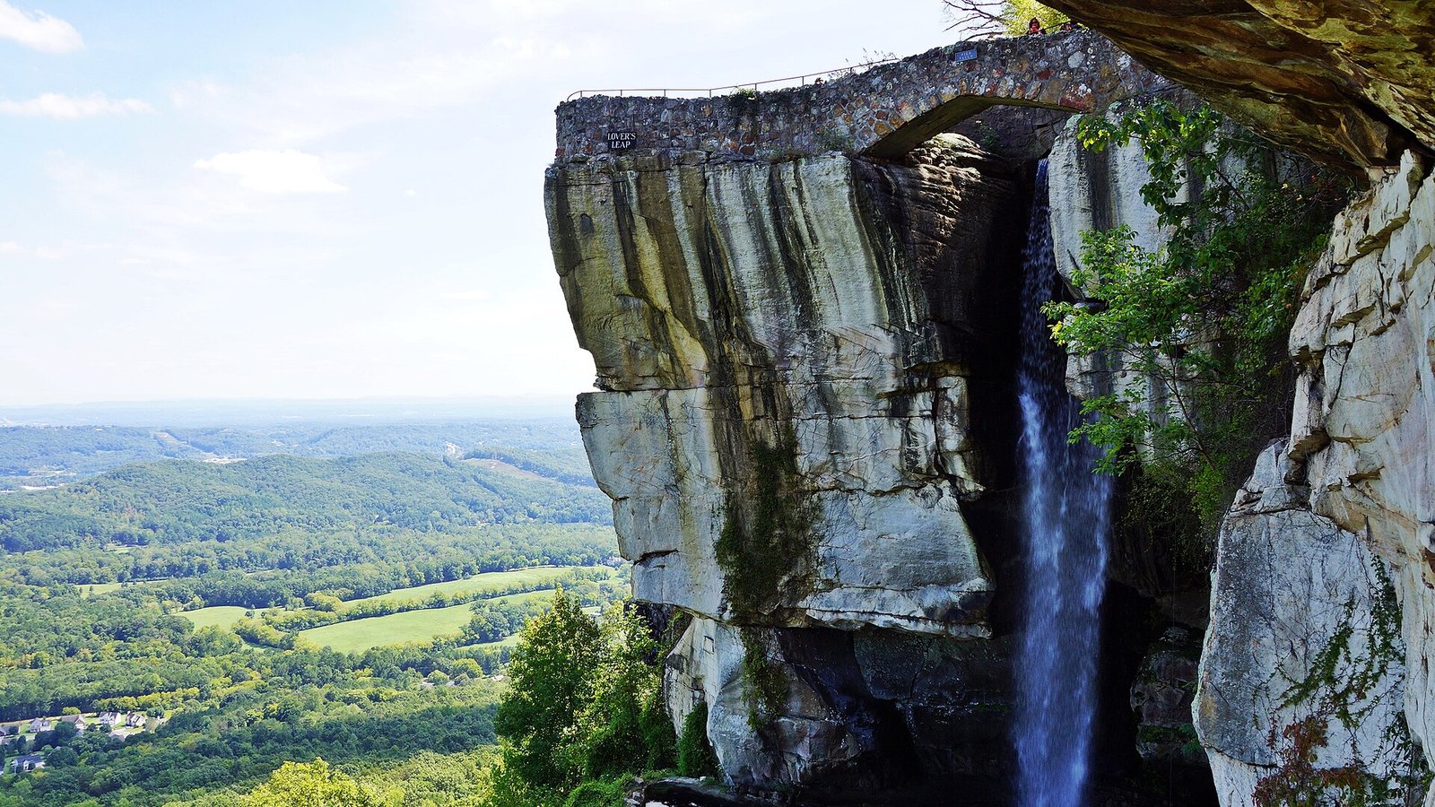 Rock City gardens atop Lookout Mountain, Georgia