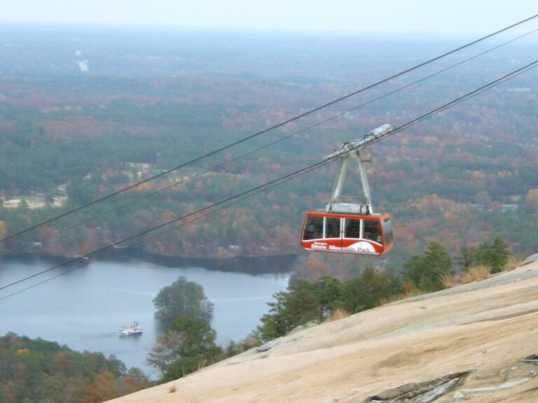 Summit Skyride cable car at Stone Mountain Park