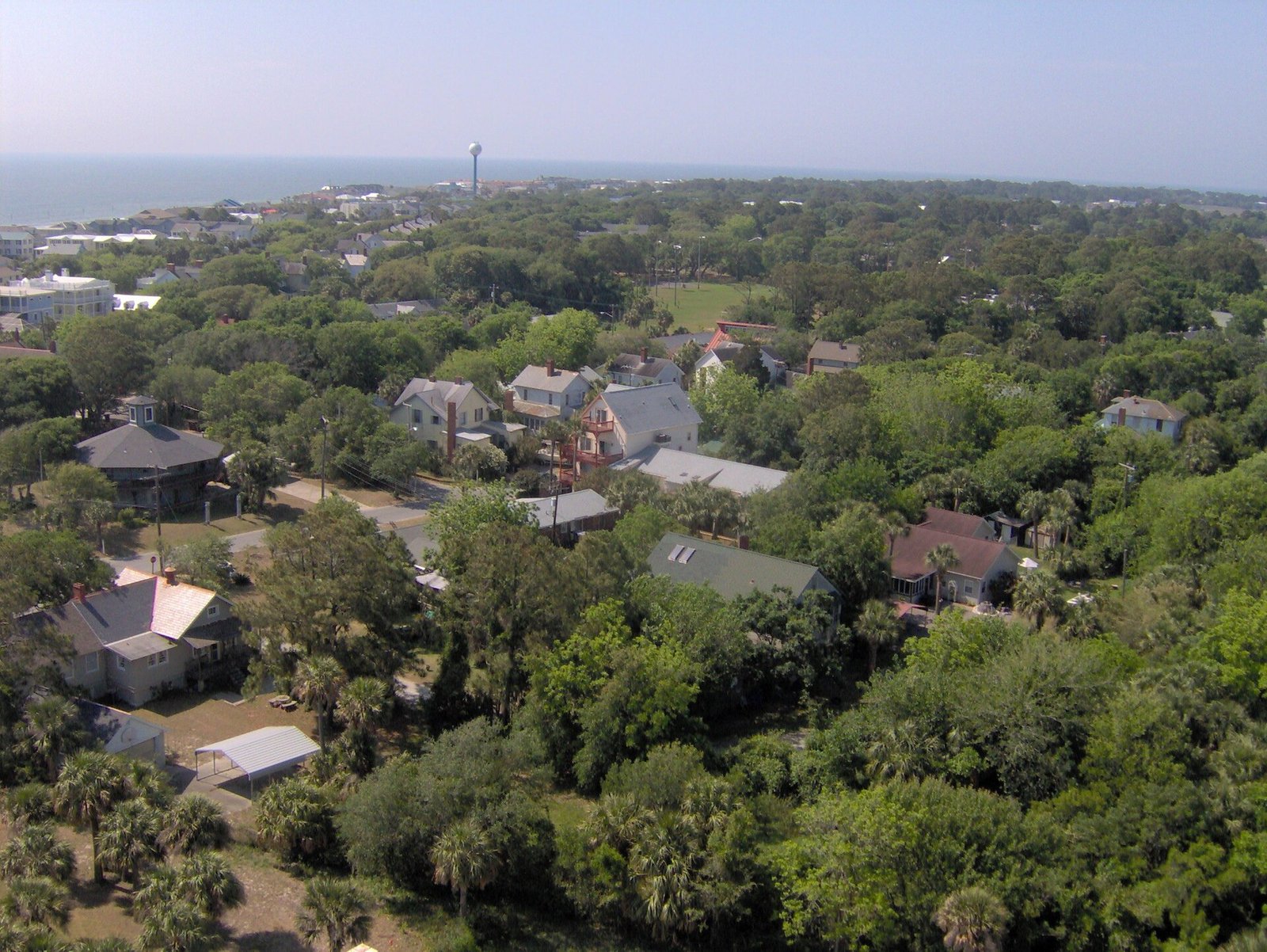 Tybee Island Light Station on the Georgia coast near Savannah